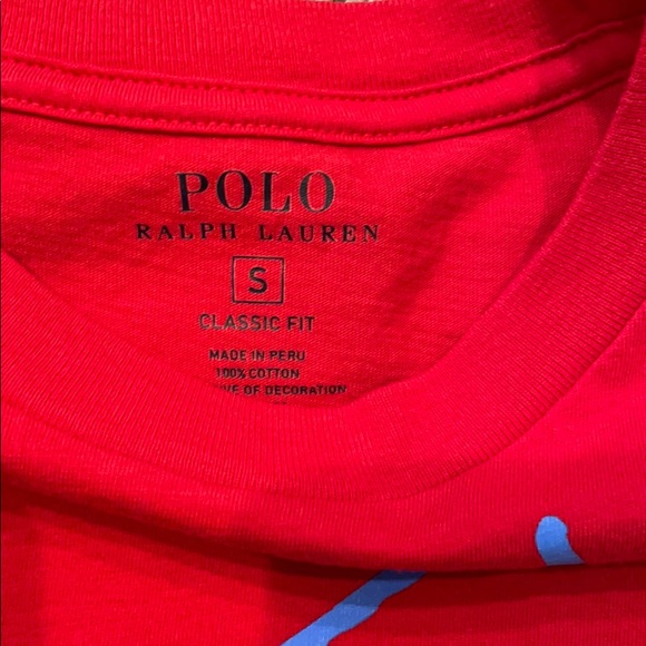 Boys red Ralph Lauren T-shirt - Picture 3 of 3